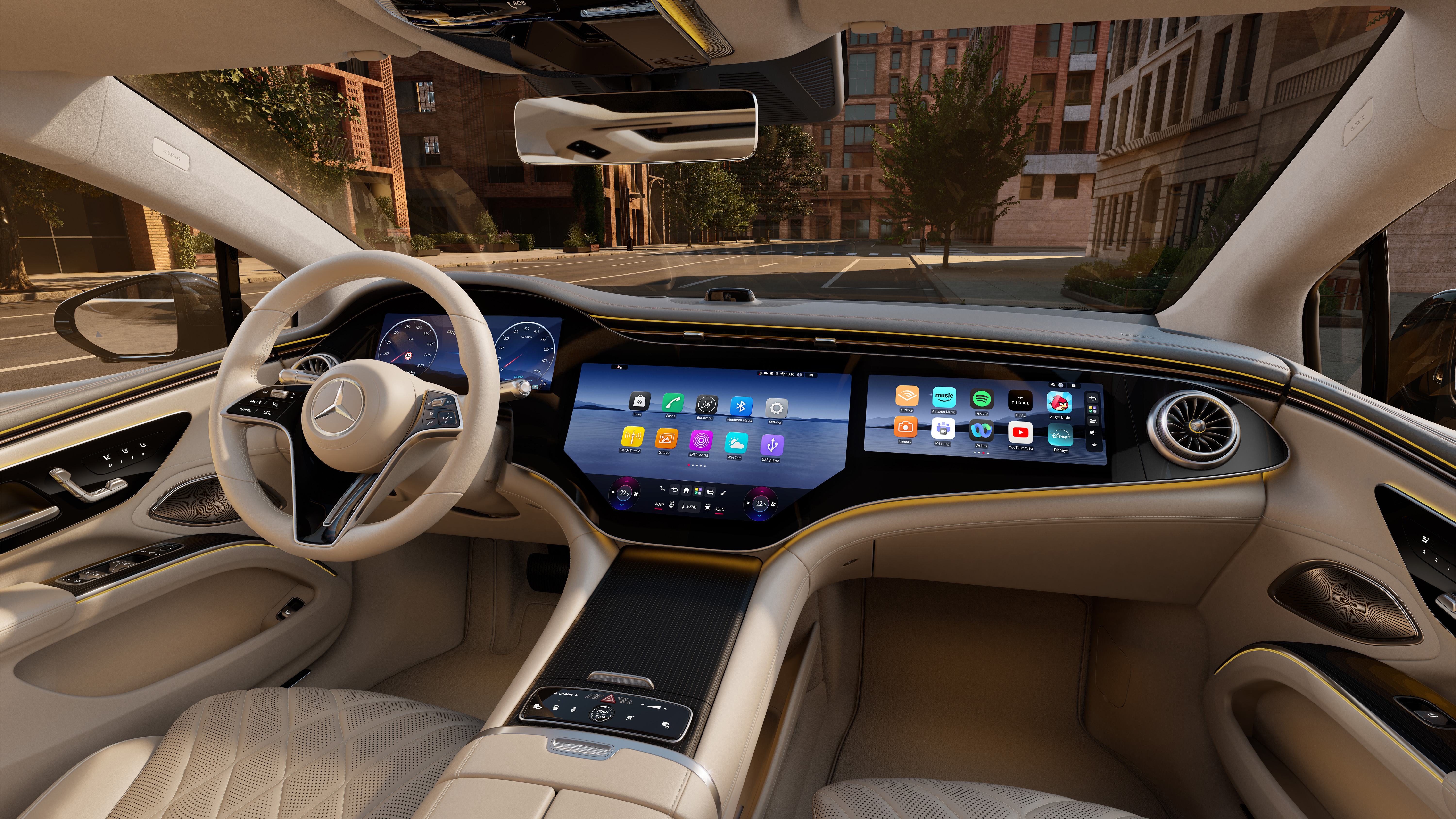 Mercedes EQS  interior