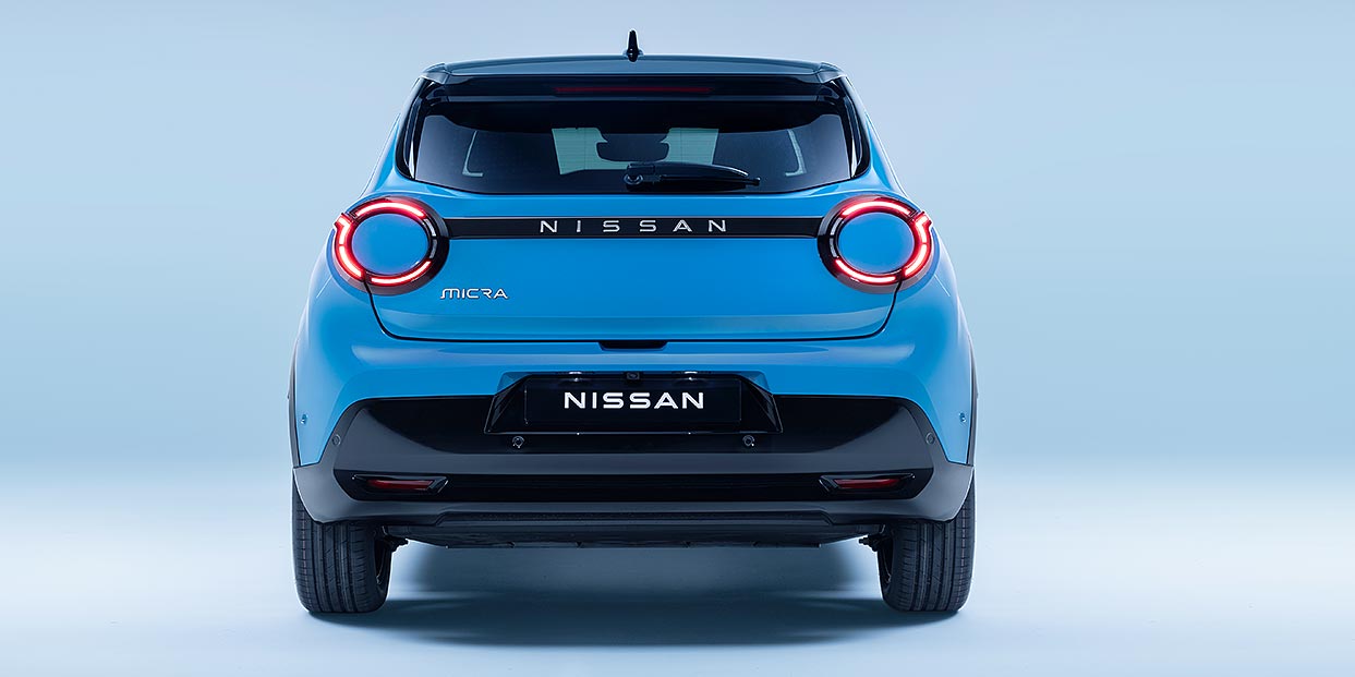 Nissan Micra EV back