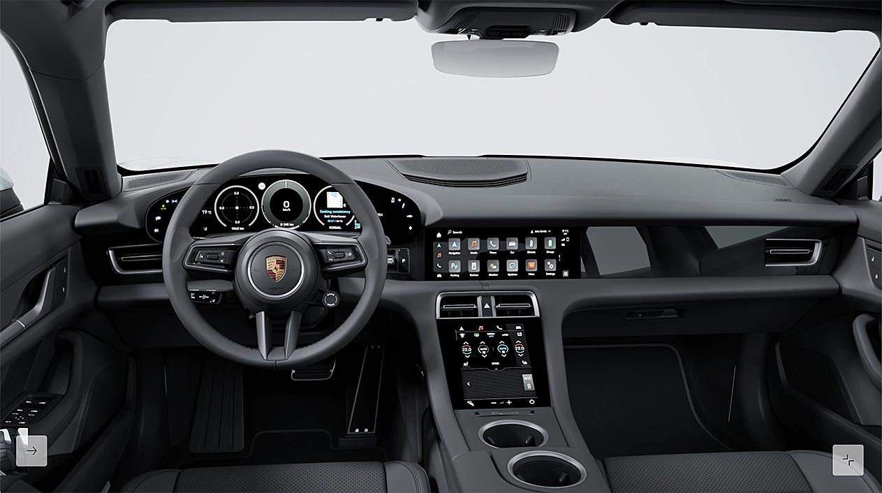 Porsche Taycan Sport Turismo interior