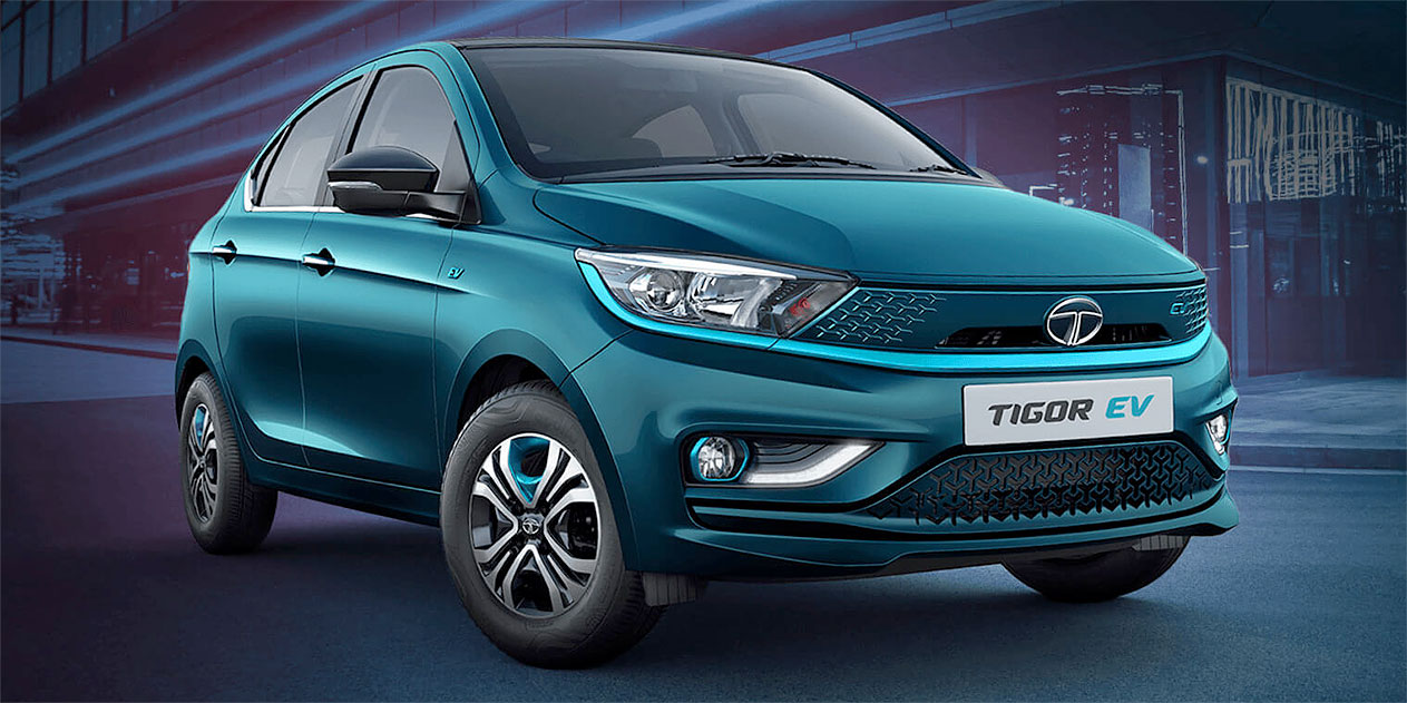 Tata Motors Tigor EV front