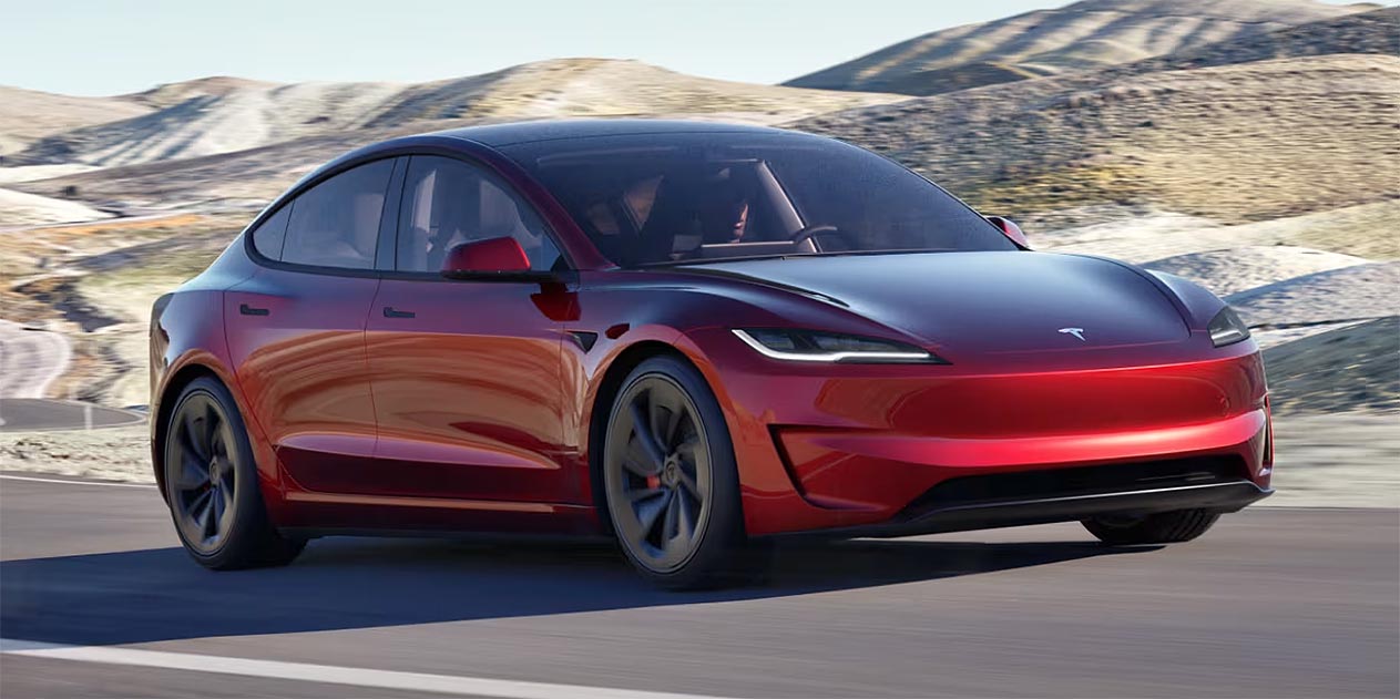 Tesla Model 3 front