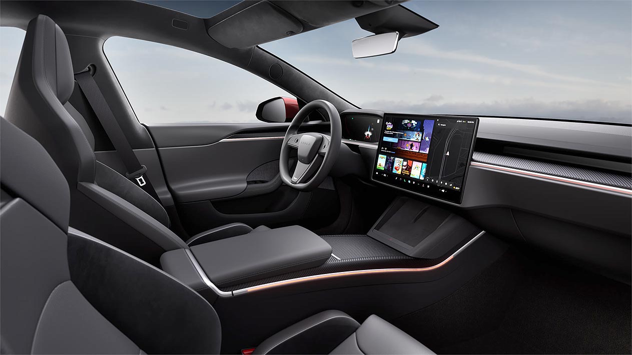 Tesla Model S interior