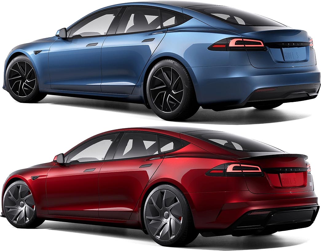 Tesla Model S back