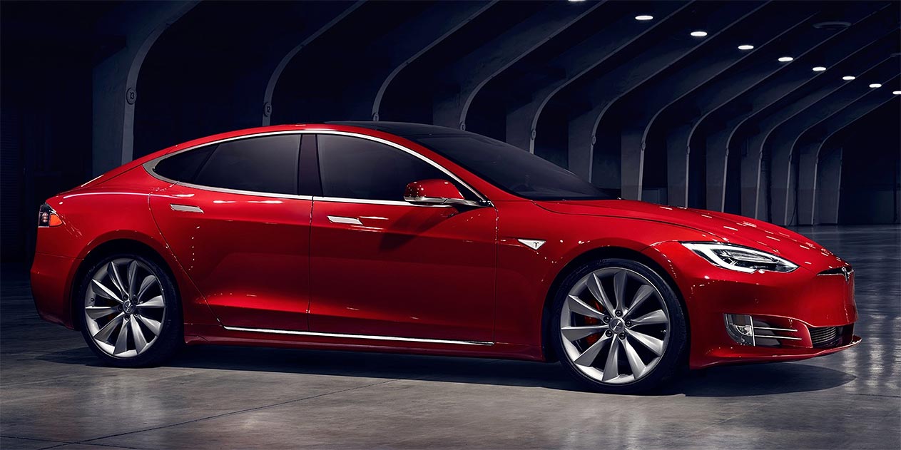 Tesla Model S side