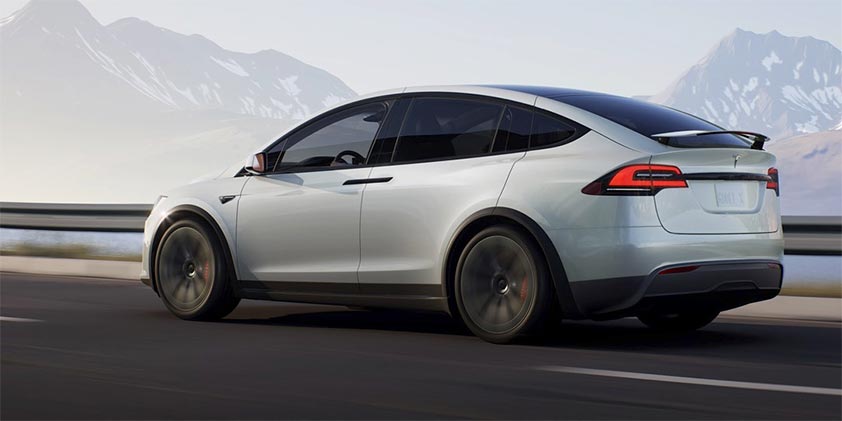 Tesla Model X back