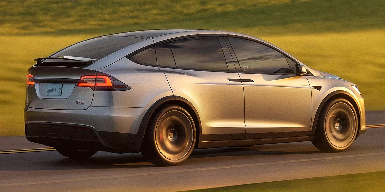Tesla Model X back