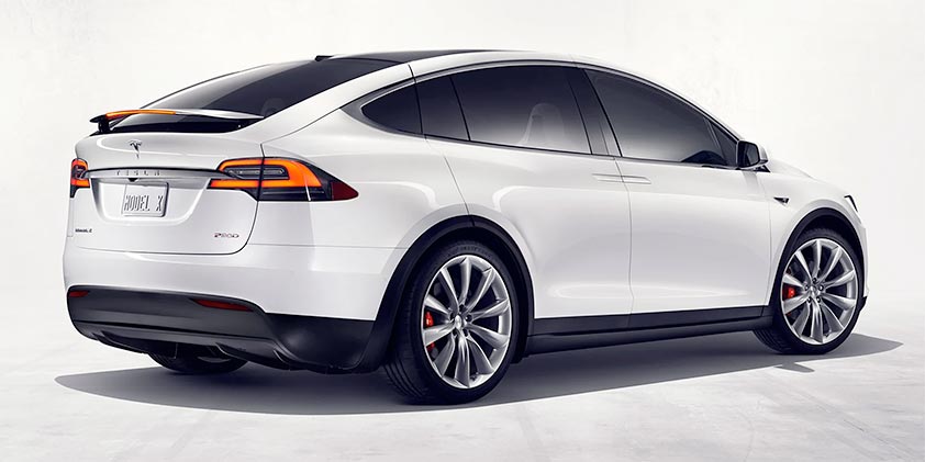 Tesla Model X back
