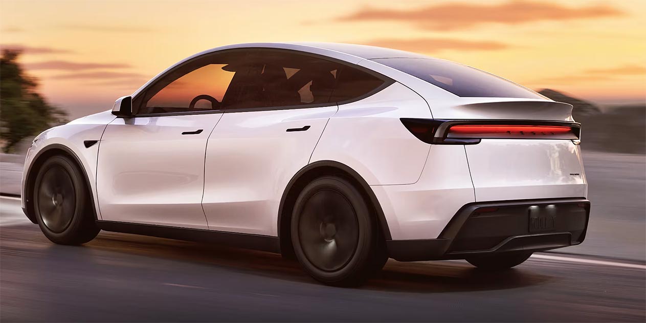 Tesla Model Y back