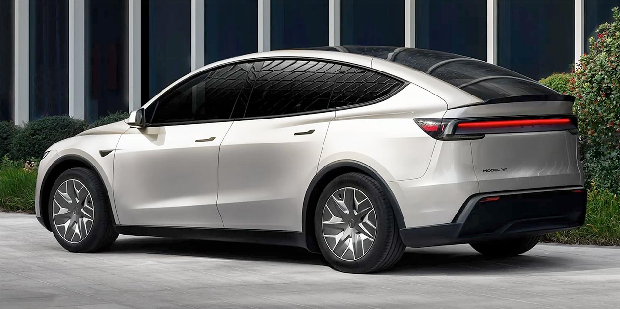 Tesla Model Y L back